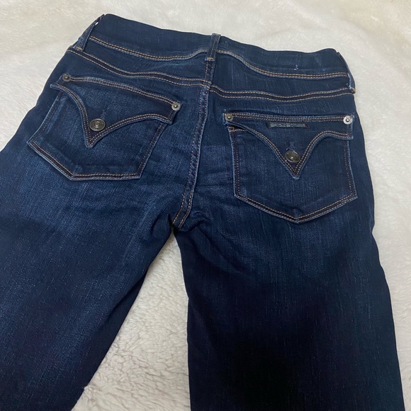 $205 Hudson Beth Baby Boot cut jeans size 25 dark wash blue - Picture 3 of 11